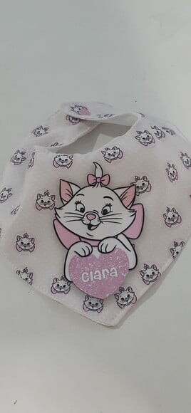 Kit 3 Babadores - Gatinha