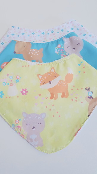 Kit 3 babadores - Floresta baby