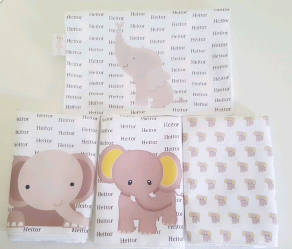 Kit 4 paninhos para bebê