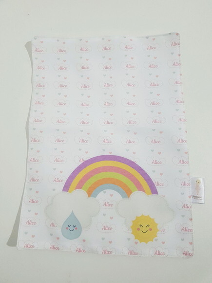 Kit babador e paninhos para bebê