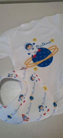 Kit baby astronauta-6 peças
