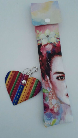 Kit chaveiro + Porta canudo ecológico