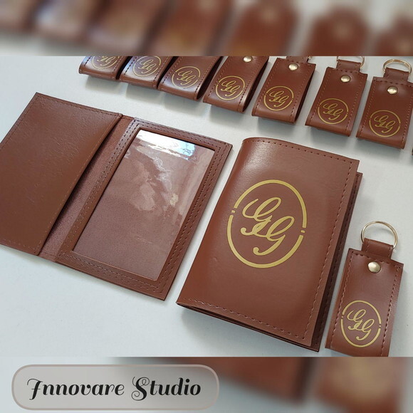 Kit Chaveiro e Porta Documentos Veicular