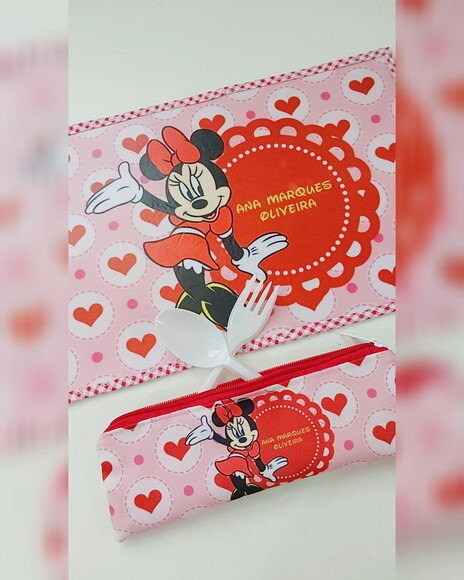 Kit Escolar Personalizado - Minnie