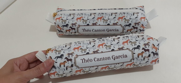 Kit escolar personalizado- cavalos