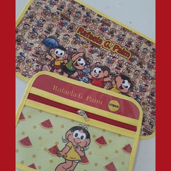 Kit escolar Turma da Mônica