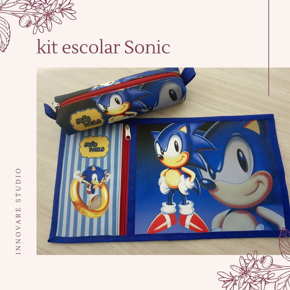 Kit escolar Sonic