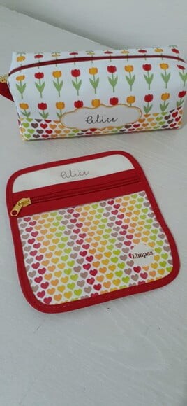 Kit Estojo Box e case porta máscaras