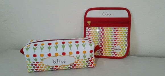 Kit Estojo Box e case porta máscaras