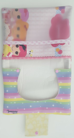 Kit higiene do bebê- Porta fraldas e lenço umedecido
