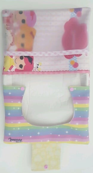 Kit higiene do bebê- Porta fraldas e lenço umedecido