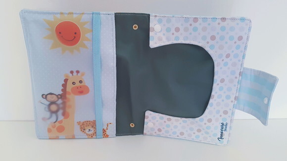Kit higiene do bebê- Porta fraldas e lenço umedecido