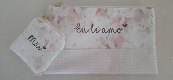 Kit necessaire e porta moedas Mãe