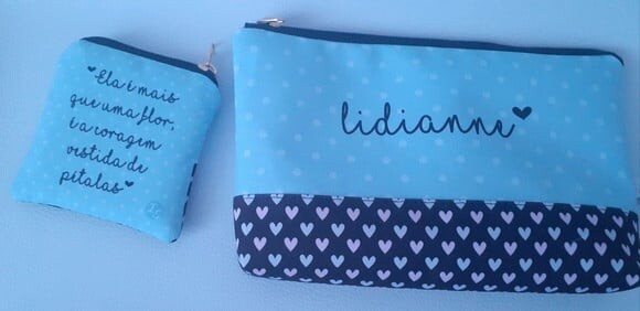 Kit necessaire e porta moedas Mãe