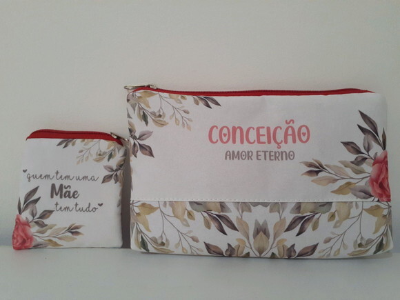 Kit necessaire e porta moedas Mãe