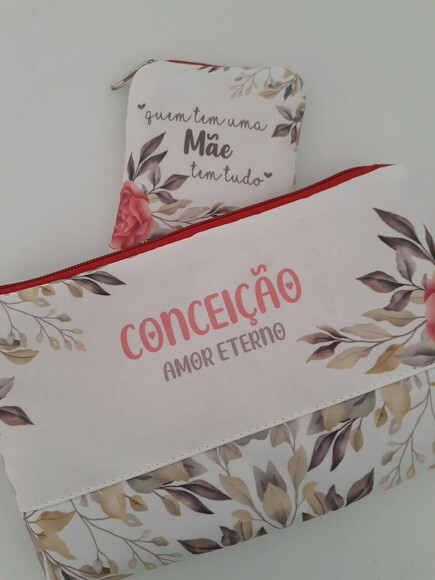 Kit necessaire e porta moedas Mãe