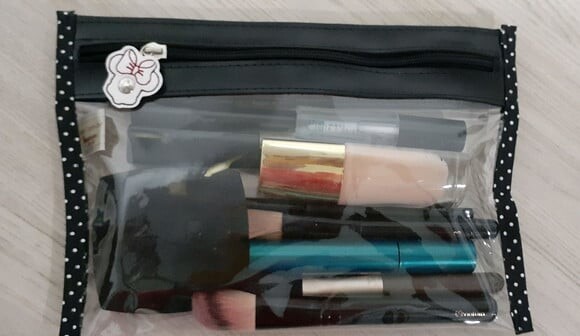 Kit necessaire transparente