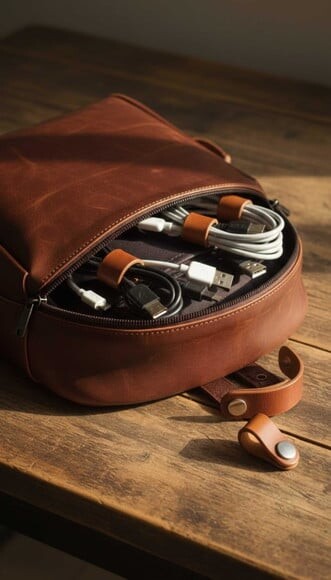 Kit Organizadores de Fios e Cabos