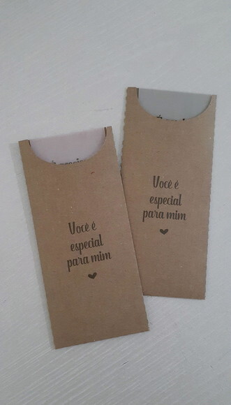 Marcador de páginas - PVC leitoso