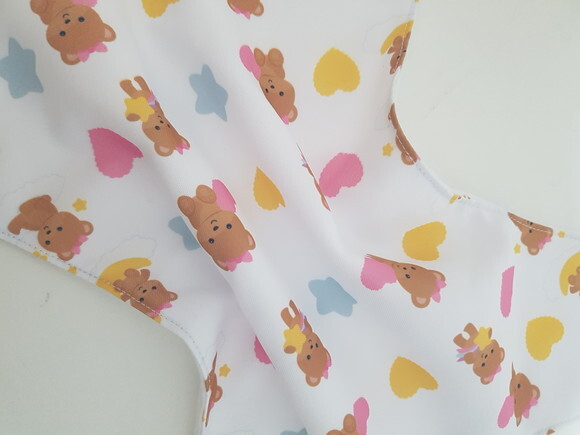 Naninha para bebês - Ursinha com coração