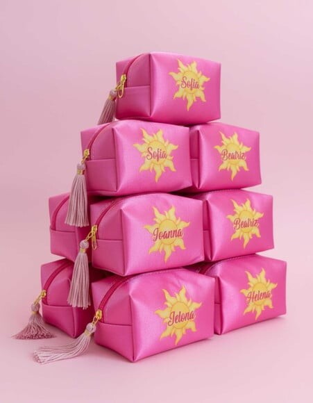 Necessaire Box - Rosa Vibrante