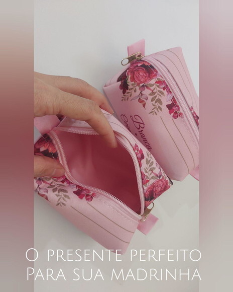 Necessaire Box P - Casamento Marsala