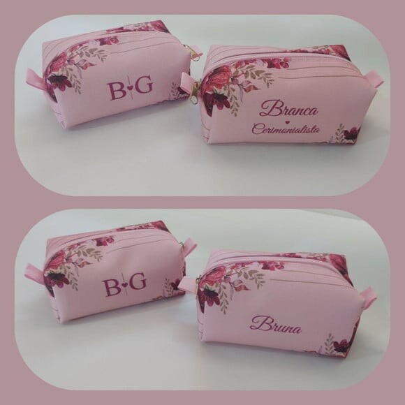 Necessaire Box P - Casamento Marsala