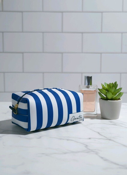 Necessaire Box P - Listras Azuis