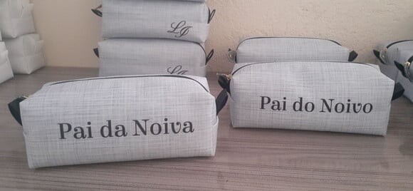 Necessaire box Padrinhos e Madrinhas