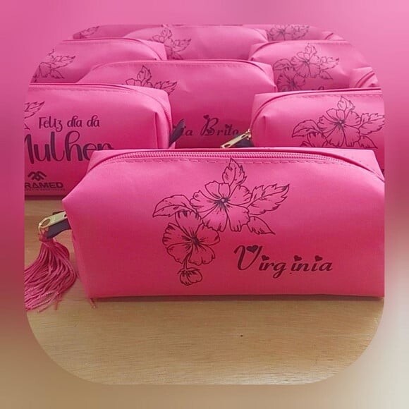 Necessaire Box Personalizada - Rosa Pink