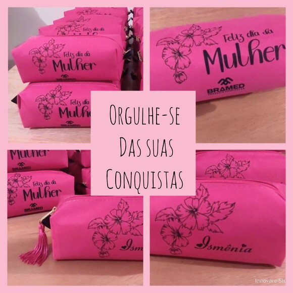 Necessaire Box Personalizada - Rosa Pink