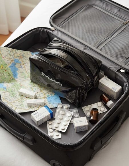 Necessaire com 4 Divisórias