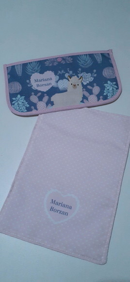 Necessaire dupla para itens de higiene bucal