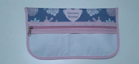 Necessaire dupla para itens de higiene bucal