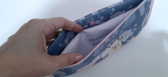 Necessaire dupla para itens de higiene bucal