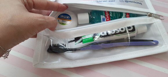 Necessaire Dupla para Itens de Higiene Bucal