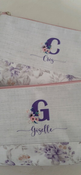 Necessaire G personalizada - Lilás