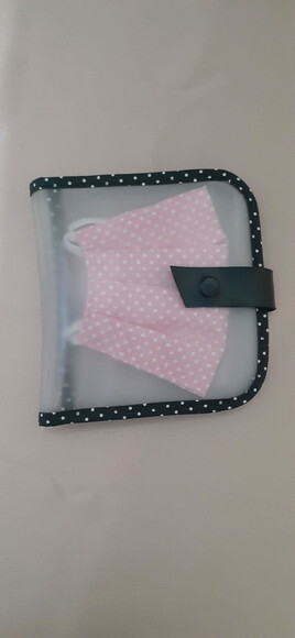 Necessaire íntima + case porta máscaras