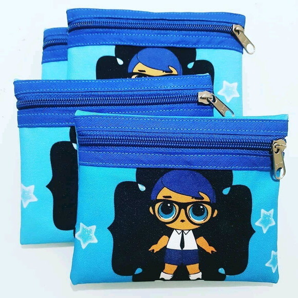Necessaire Lol menino - kit com 20 unidades