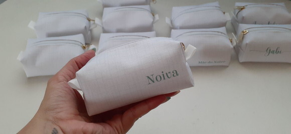 Necessaire Mini Box - Areia e Verde Militar