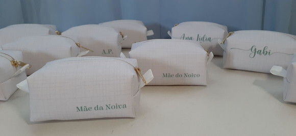 Necessaire Mini Box - Areia e Verde Militar
