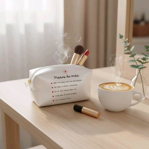 Necessaire Mini Box - Frases de Mãe