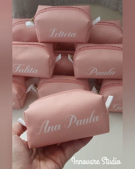 Necessaire Mini Box - Rosa Chá