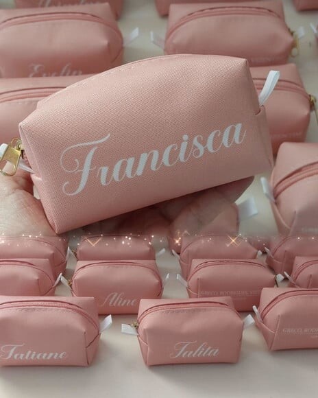 Necessaire Mini Box - Rosa Chá