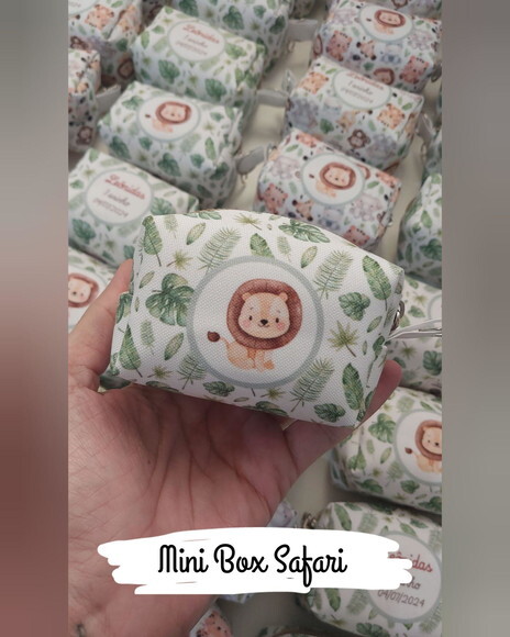 Necessaire Mini Box - Safari Baby