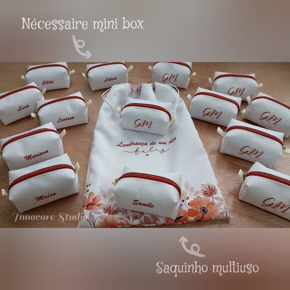 Necessaire Mini Box e Saquinho Multiuso