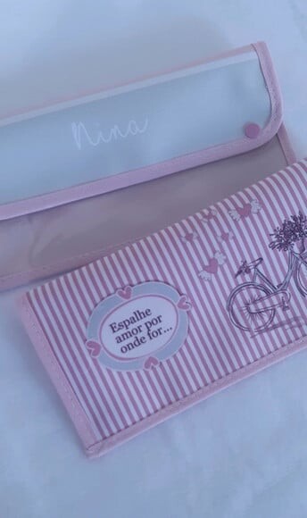 Necessaire para kit higiene - espalhe amor
