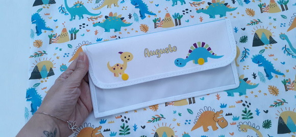 Necessaire Para Kit Higiene - Dinossauro