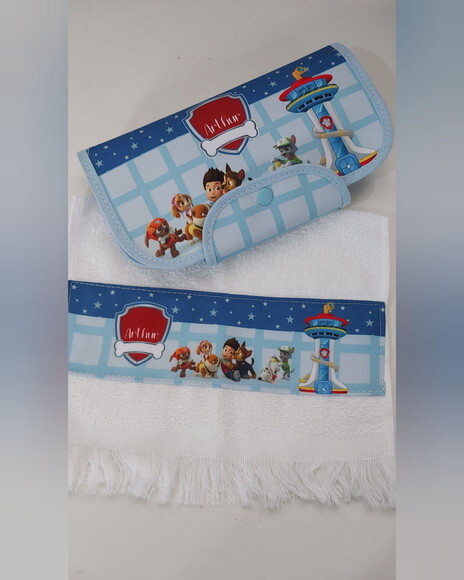 Necessaire para Kit Higiene - Patrulha Canina