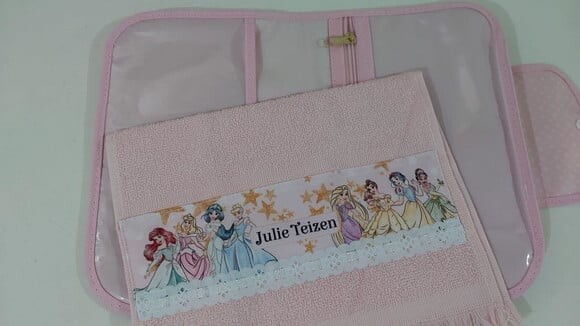 Necessaire para Kit Higiene - Princesas Aquarela
